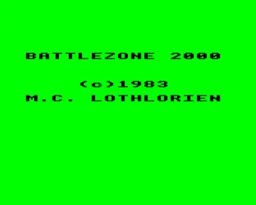 Battle Zone 2000 (1983)(Lothlorien, M.C.)[BZ2] screen shot title